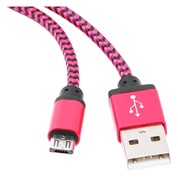 фото Кабель gembird "cablexpert cc-musb2pe" usb2,0 usb a-microb, фиолетовый (1,0м)