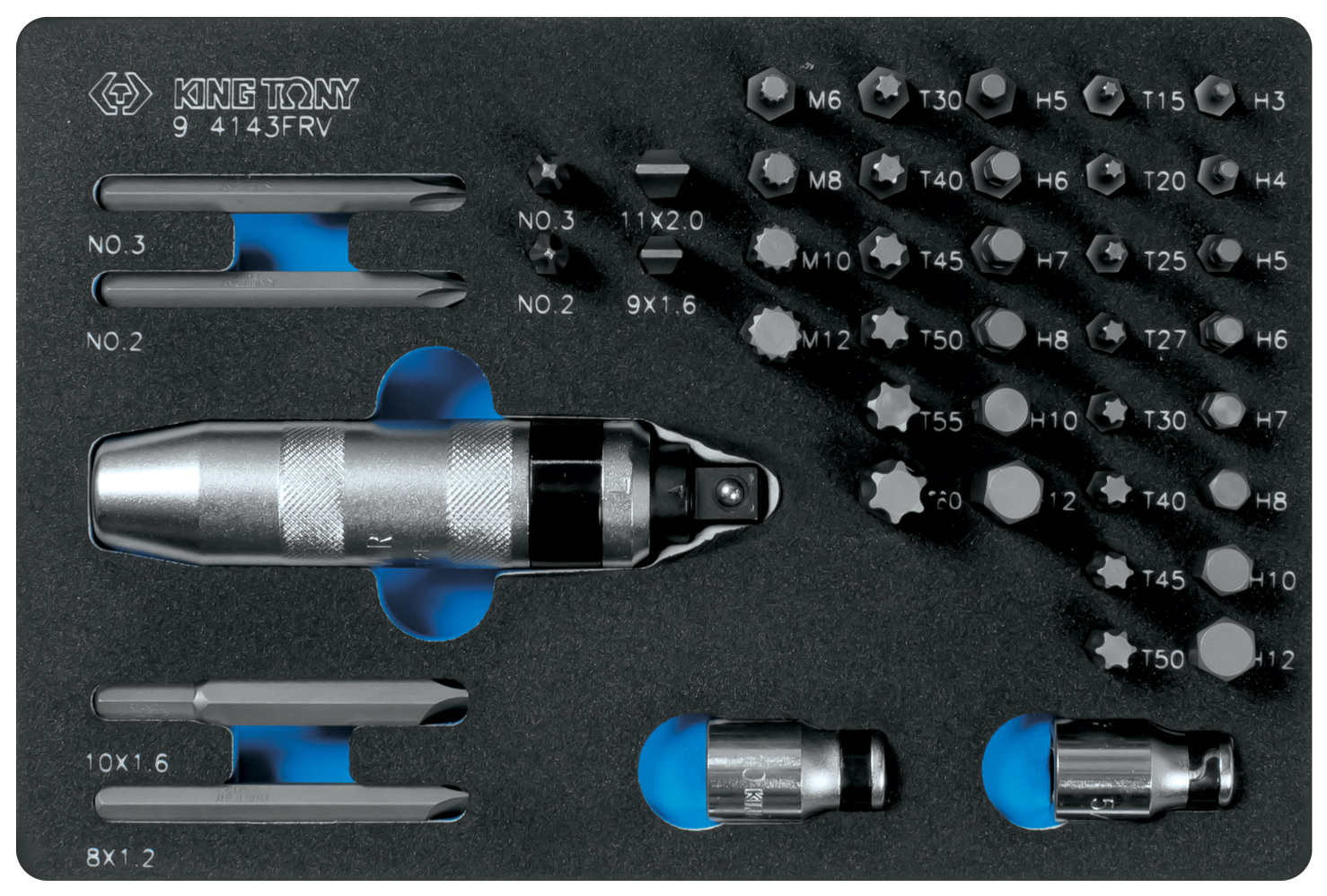 Набор инструментов для автомобиля KING TONY 9-4143FRV