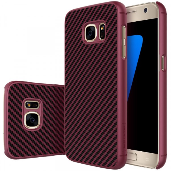 фото Чехол nillkin synthetic fiber series для samsung g930f galaxy s7 red