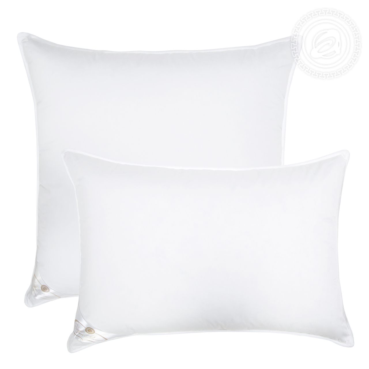 

Подушка для сна Арт Элегант aet417375 пух-перо 68x68 см, Белый