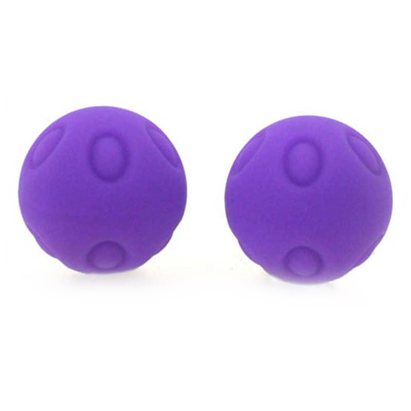 фото Металлические шарики wicked с фиолетовым силиконовым покрытием maia