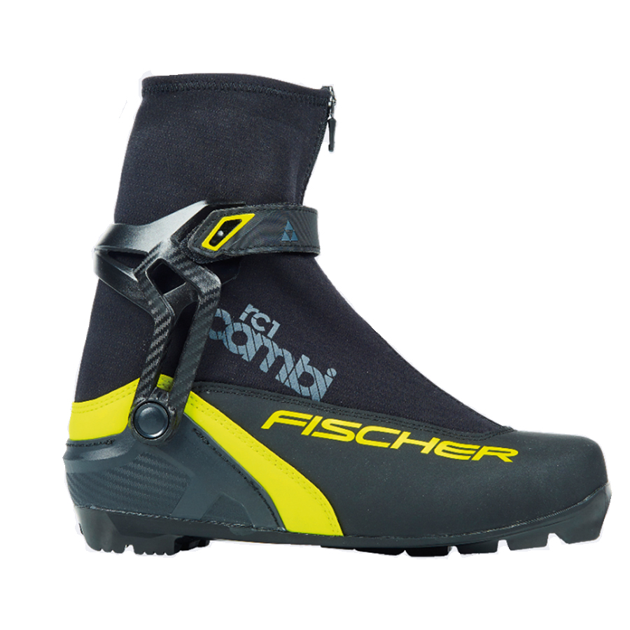 фото Ботинки для беговых лыж fischer rc1 combi 2020, black/yellow, 39