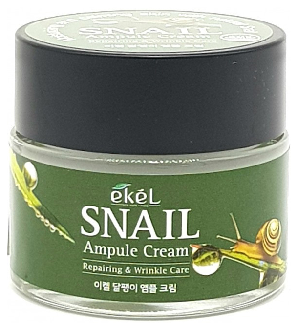 фото Крем для лица ekel snail ampule cream 70 мл