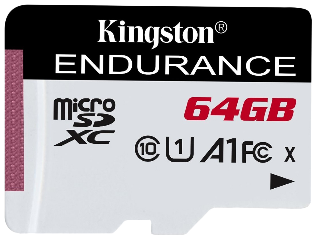 Флеш карта microSD 64GB Kingston microSDНC Class 10 A1 UHS-I Endurance 95R/30W  Card Only