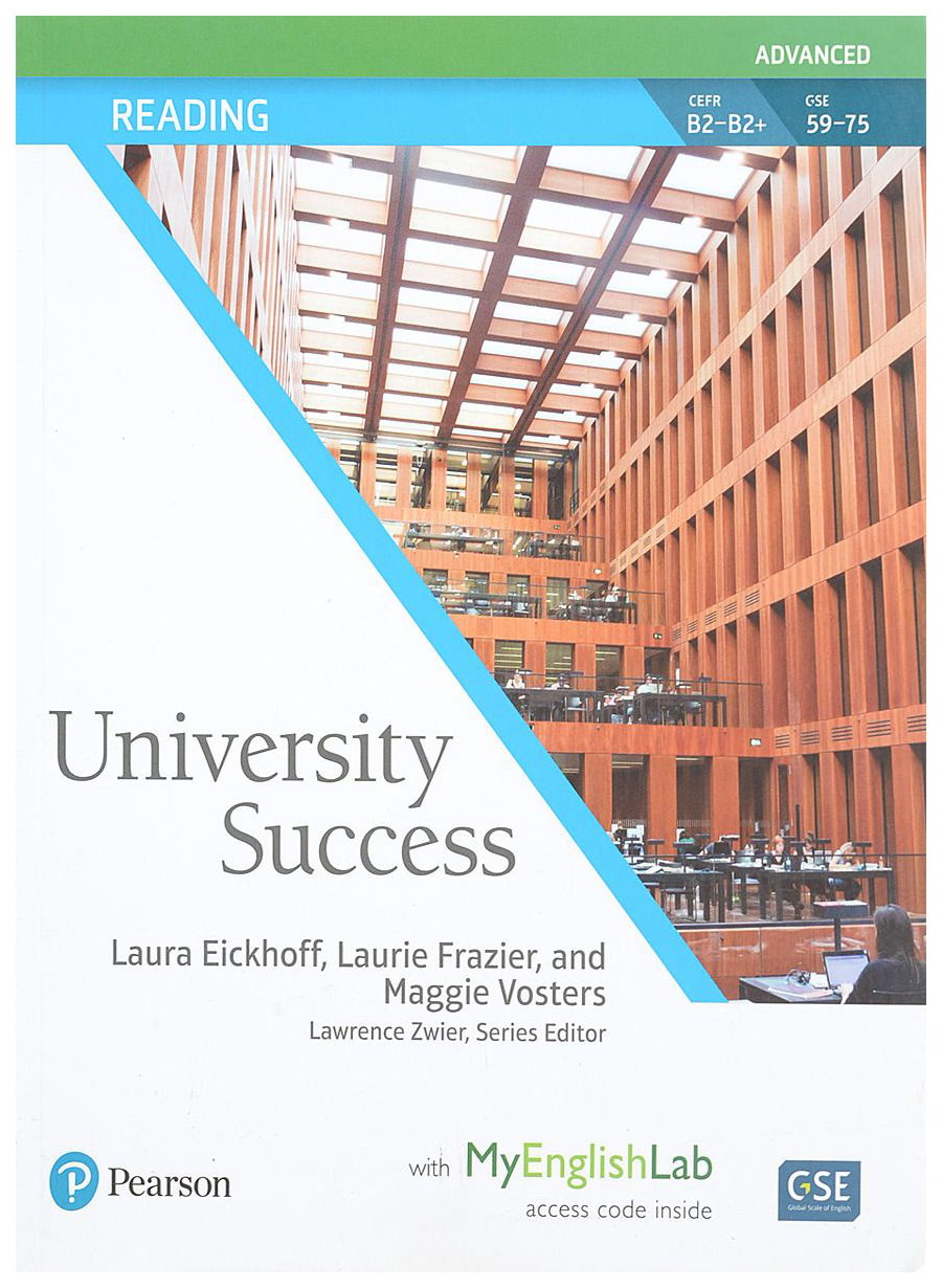 

Книга Pearson "University Success. Reading. Advanced: Student Book with MyEnglishLab"