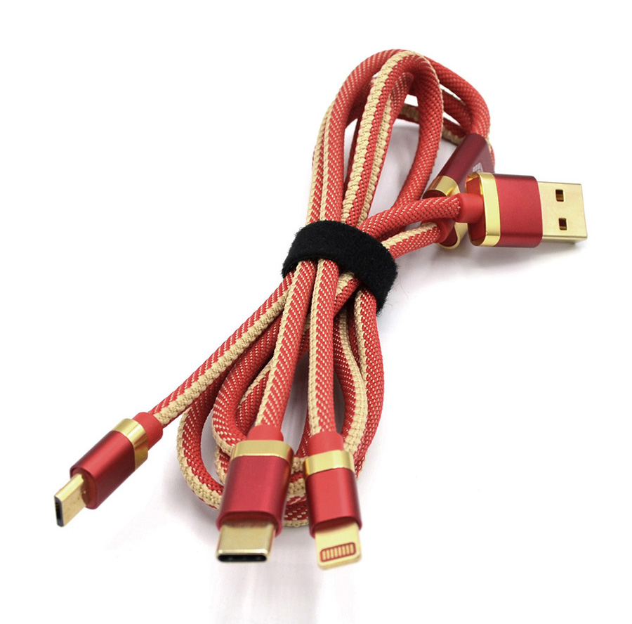 

Кабель Innovation Lux 3 в 1 1.2м Red (2A), (O3IMT-OCTOPUS)