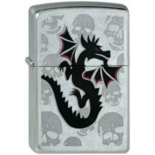 

Бензиновая зажигалка Zippo Dragon Concept 215 Satin Chrome, Серебристый, Dragon Concept 215