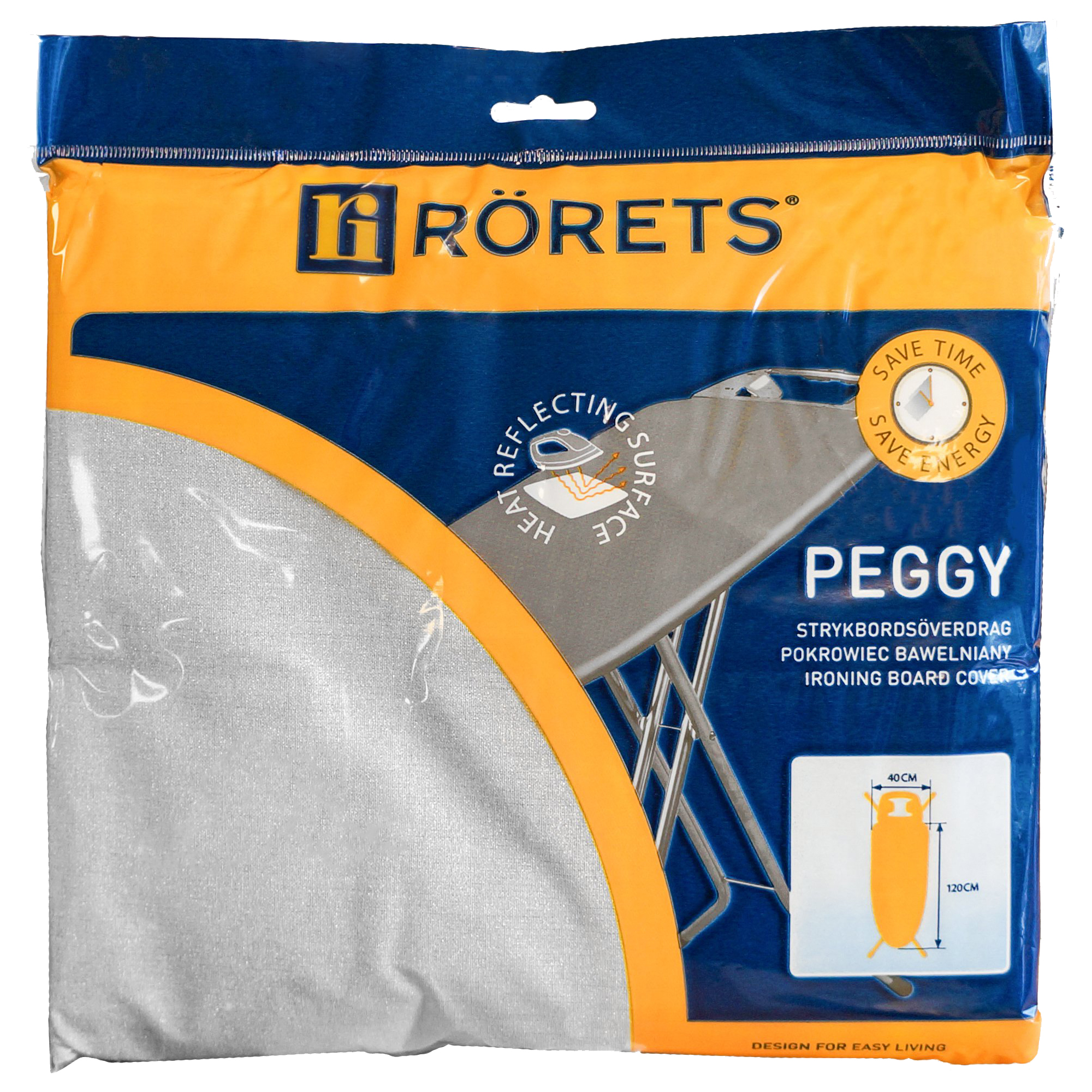 фото Чехол для гладильной доски peggy grey (до 120х40см),rörets, арт.7557-01001 rorets