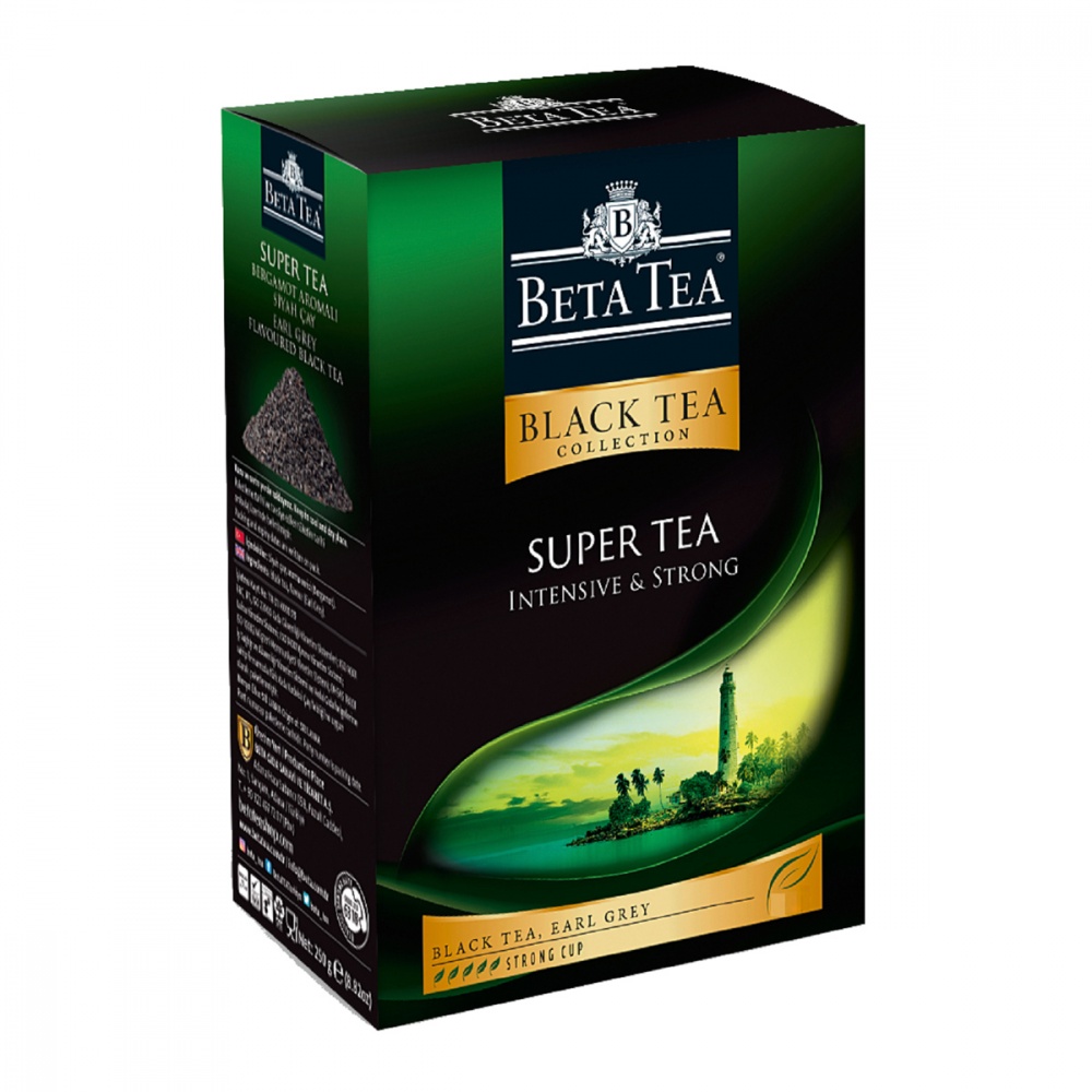 фото Чай beta tea супер черный 100 г