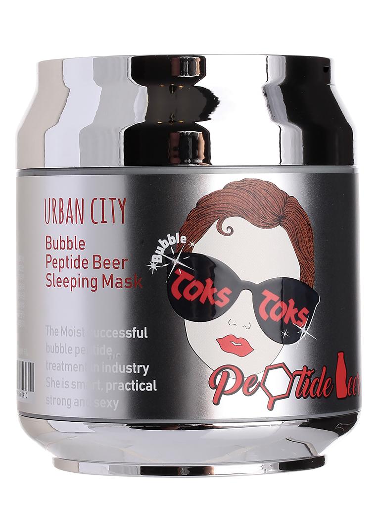 

Маска для лица ночная пептидная Urban City Bubble Peptide Beer Sleeping Mask 90гр