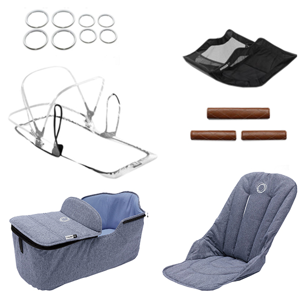 

Комплект Bugaboo Fox (Бугабу Фокс) стильный style set BLUE MELANGE 230255BM01