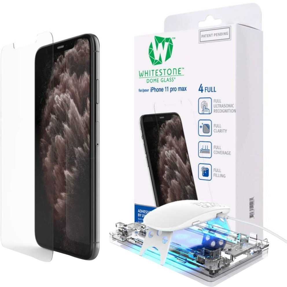 Защитное стекло Whitestone Dome для iPhone 11 Pro Max Clear