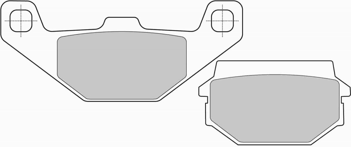 

Тормозные колодки передние Ferodo FDB2129AG для мотоциклов