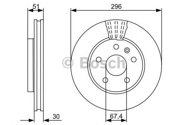 фото Тормозной диск bosch 0986479543