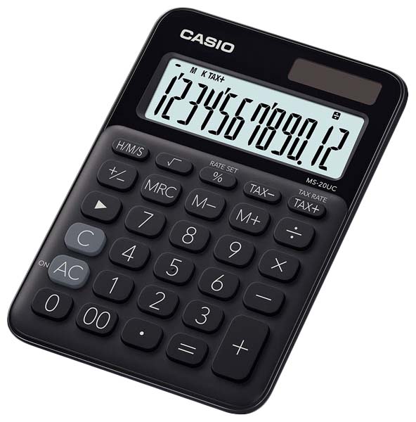 

Калькулятор CASIO MS-20UC-BK-S-EC, MS-20UC-BK-S-EC