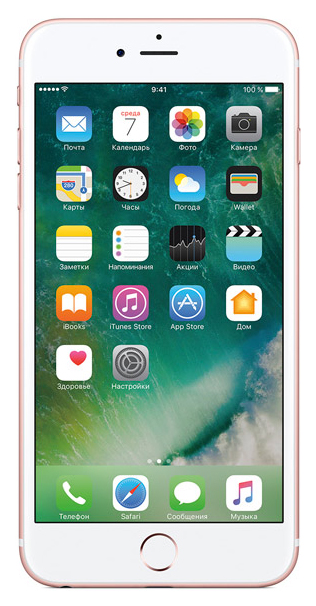 фото Смартфон apple iphone 6s plus 128 gb rose gold (fkug2ru/a) восстановленный