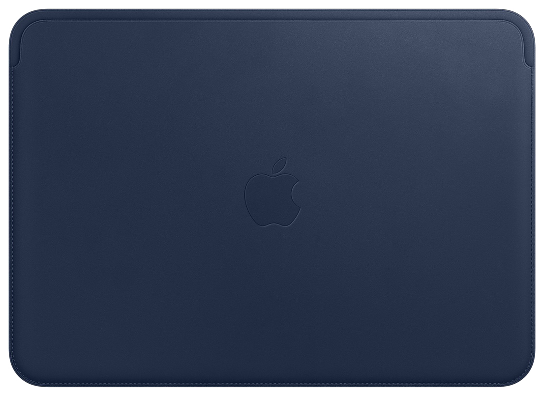 фото Чехол для ноутбука 12" apple leather sleeve midnight blue