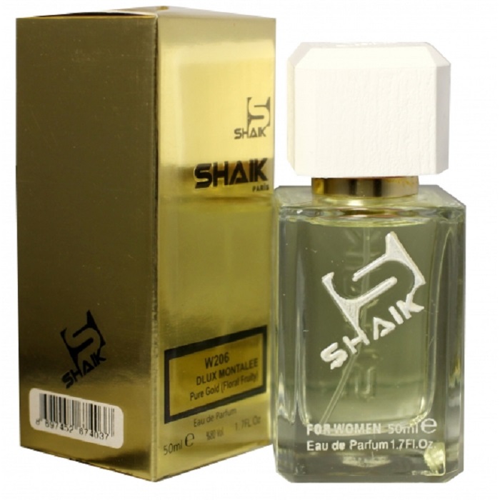 фото Парфюмерная вода shaik 206 montale pure gold for women 50 мл.