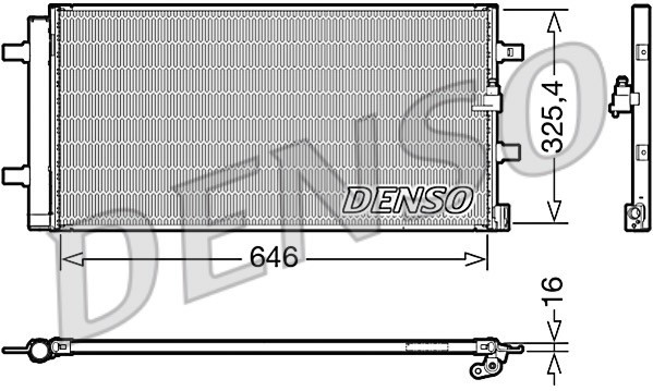 

Радиатор кондиционера Denso DCN02041