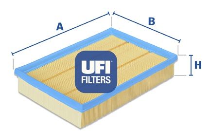 фото Фильтр воздушный двигателя ufi 30.245.00