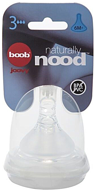 Соска Joovy Naturally Nood Nipple, 3 стадия 6мес+