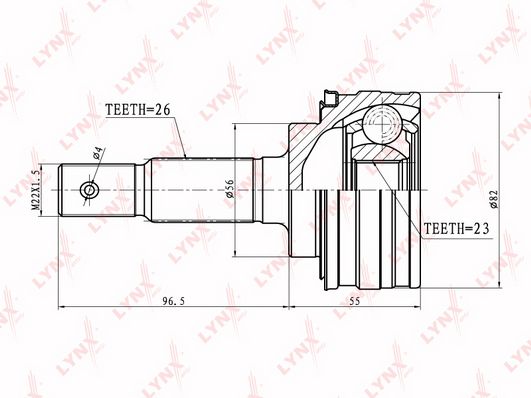 

Шрус LYNXauto CO-7518