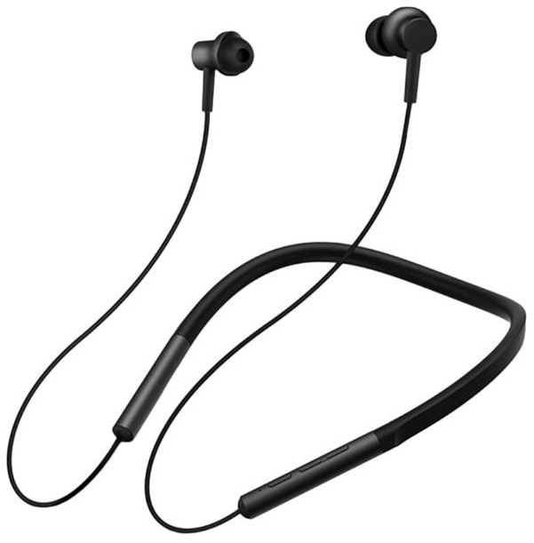 фото Беспроводные наушники xiaomi mi collar earphones silver