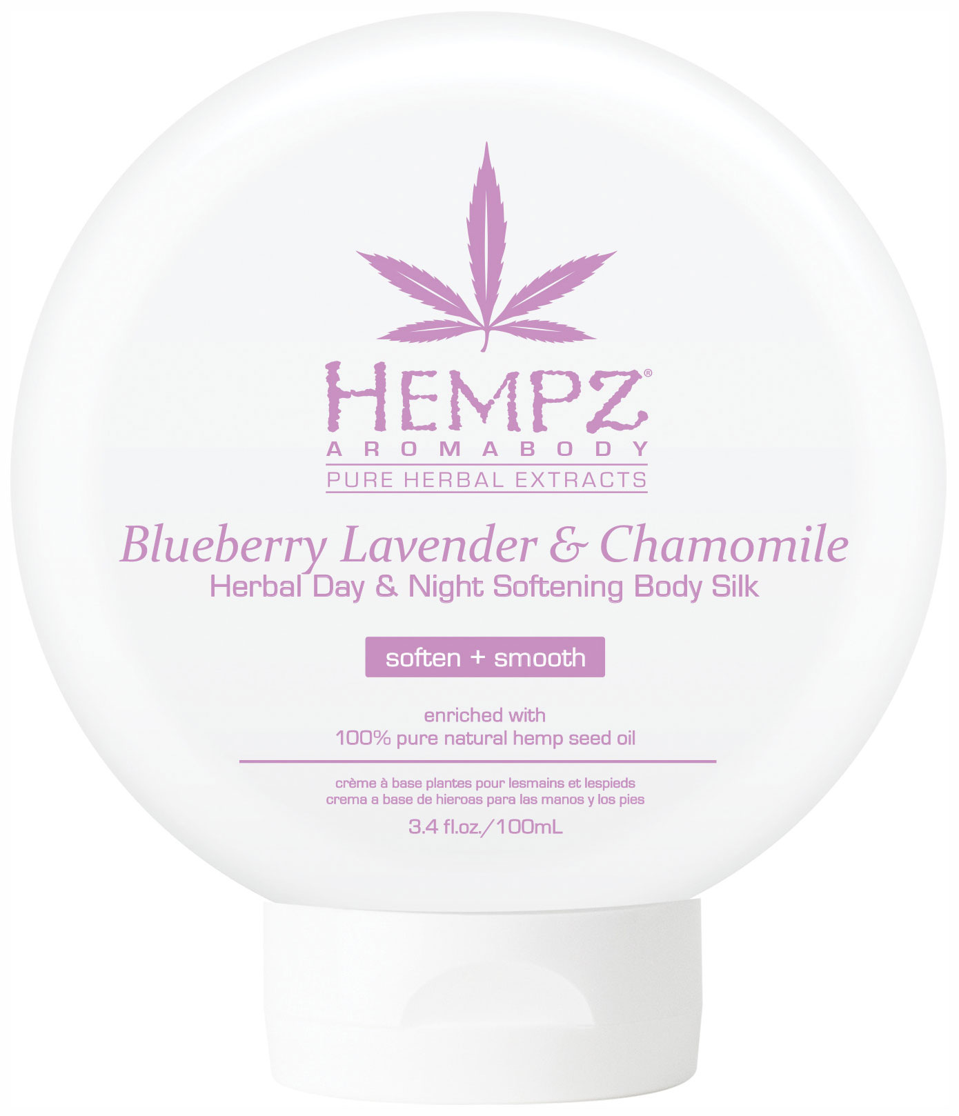 фото Шелк для лица и тела hempz blueberry lavender&chamomile 250 мл