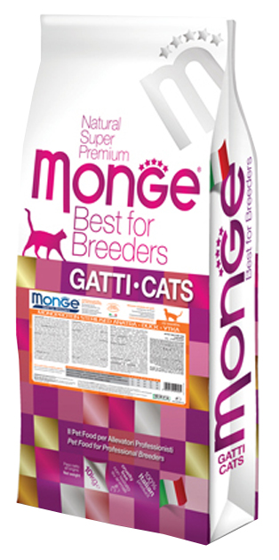 фото Сухой корм для кошек monge monoprotein sterilised, для стерилизованных, утка, 10кг