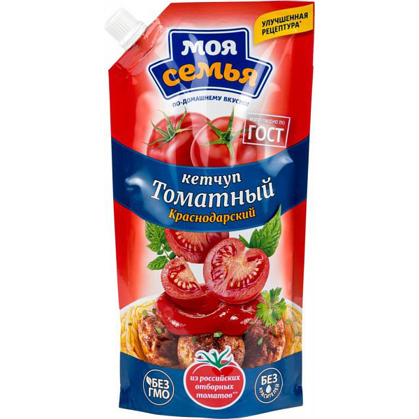

Кетчуп Моя семья краснодарский томатный 400 г
