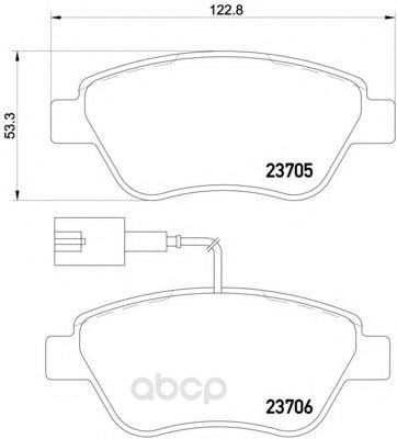

Колодки тормозные дисковые, комплект Hella 8DB355018-821