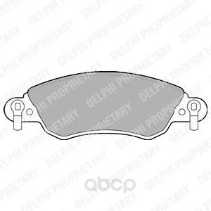 

Тормозные колодки дисковые DELPHI LP1656