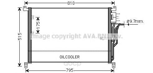 

Радиатор охлаждения двигателя Ava AI5301