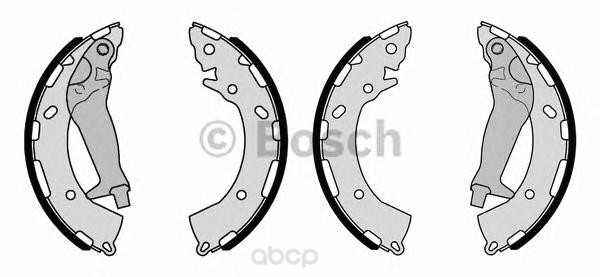 

Тормозные колодки Bosch барабанные F026008023