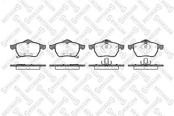 

Тормозные колодки Stellox дисковые 401032SX