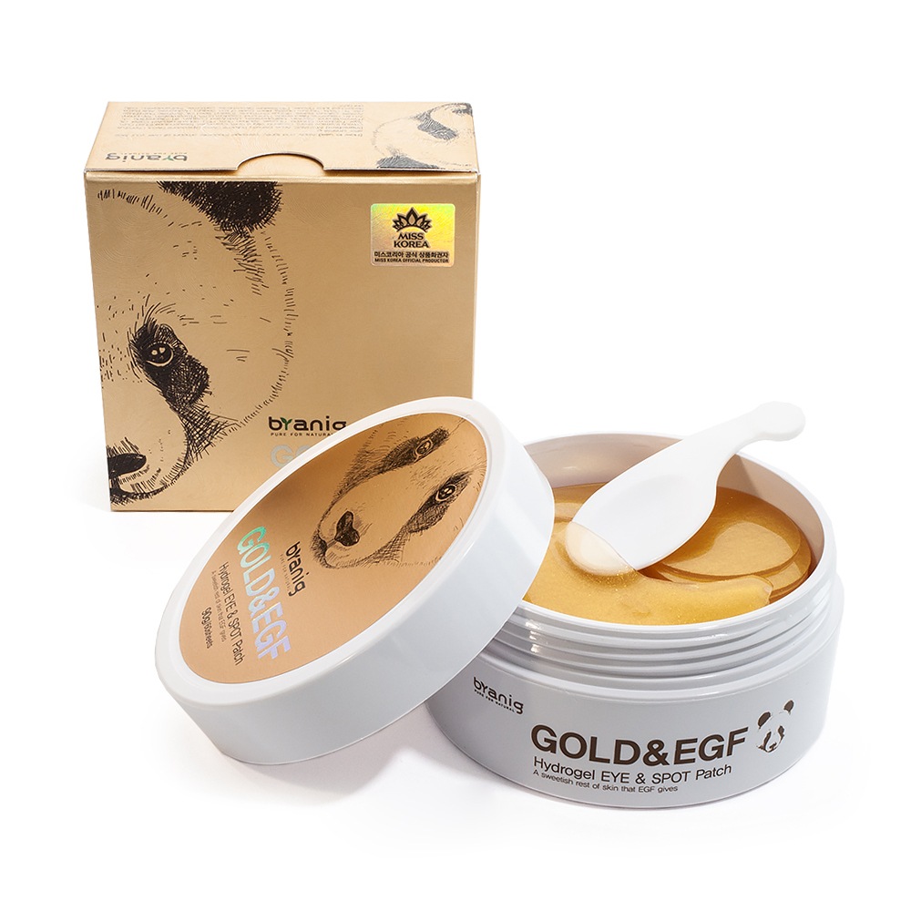 

Гидрогелевые патчи для глаз с золотом BYANIG GOLD & EGF HYDROGEL EYE & SPOT PATCH 60 шт