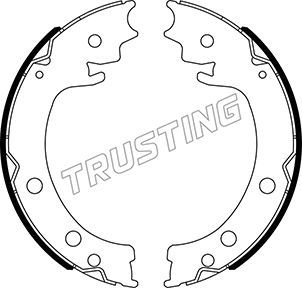 

Тормозные колодки TRUSTING стояночного тормоза 111253