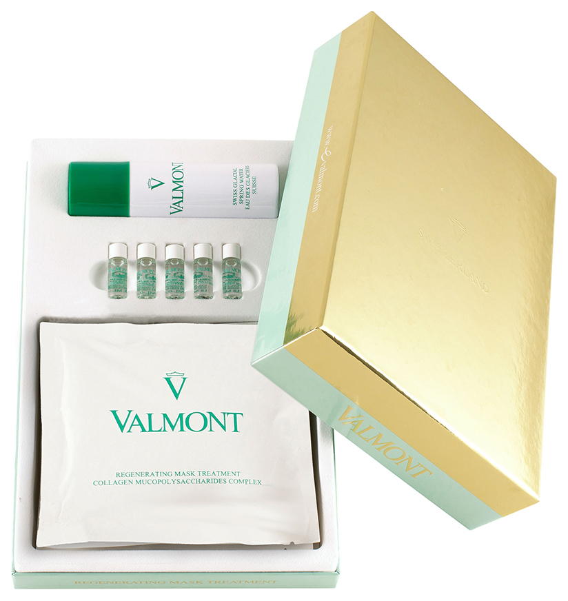 фото Маска для лица valmont regenerating mask treatment 5 шт*35 мл + 5 ам*1,8 мл + 50 мл