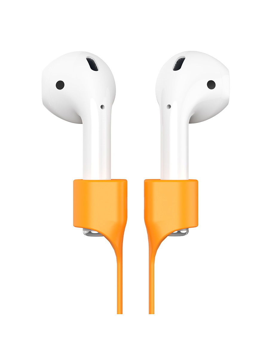 фото Держатель baseus earphone strap для наушников apple (orange)