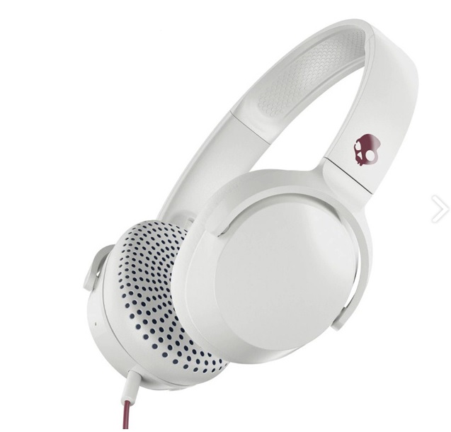 фото Наушники skullcandy riff on-ear white/grey