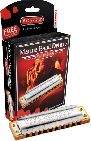 Губная гармоника диатоническая HOHNER Marine Band Deluxe 2005/20 D