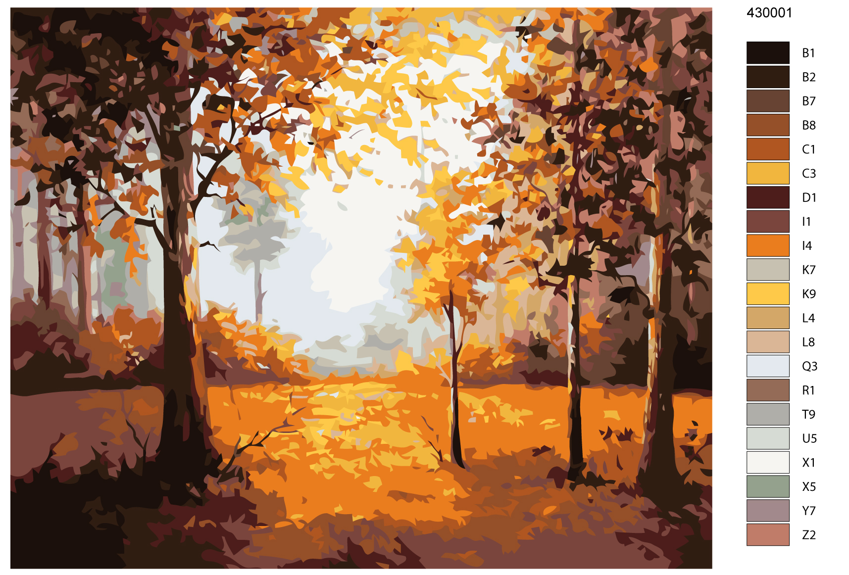 

Картина по номерам, 40 x 50, KTMK-430001, KTMK-430001
