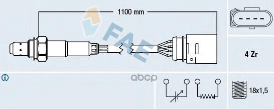 фото Лямбда-зонд fae 77140