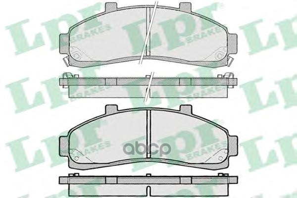 фото Комплект тормозных колодок lpr 05p989