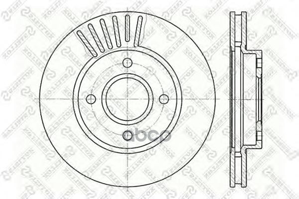 фото Тормозной диск stellox 60202533vsx
