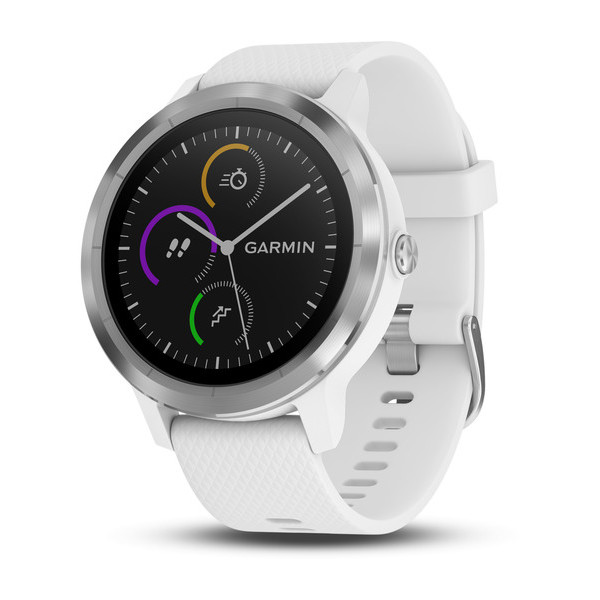 фото Умные часы garmin vivoactive 3 silicone steel/white