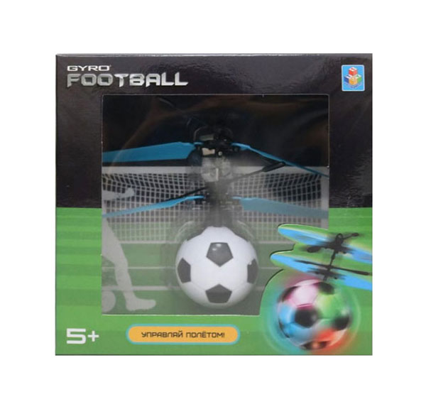 Радиоуправляемый квадрокоптер 1toy Gyro-Football Т14123 радиоуправляемый квадрокоптер wl toys q333c rtf 2 4g q333c