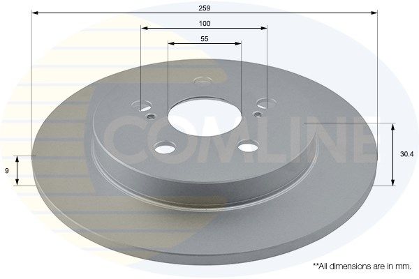 фото Тормозной диск comline adc01149