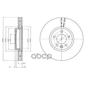 фото Тормозной диск delphi bg9106