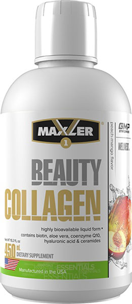 фото Maxler beauty collagen 450 ml (450 мл), персик-манго